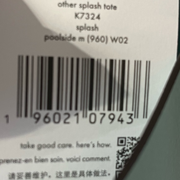 Kate Spade ♠️ Float On Poolside Splash 2pc leather tote & wristlet Reversible - Picture 7 of 7